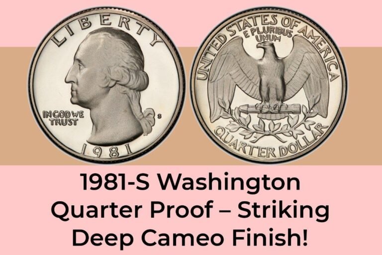 1981-S Washington Quarter Proof – Striking Deep Cameo Finish!