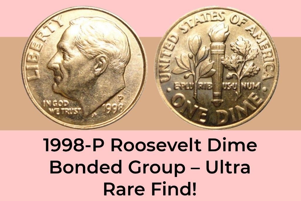 1998-P Roosevelt Dime Bonded Group – Ultra Rare Find!