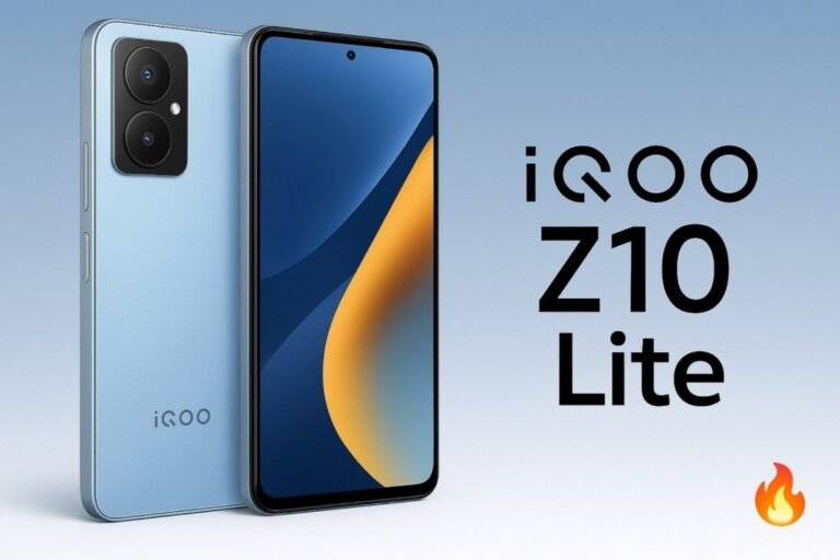 iQOO Z10 Lite 5G : 6,000mAh Battery & Dimensity 6300 at ₹9,999