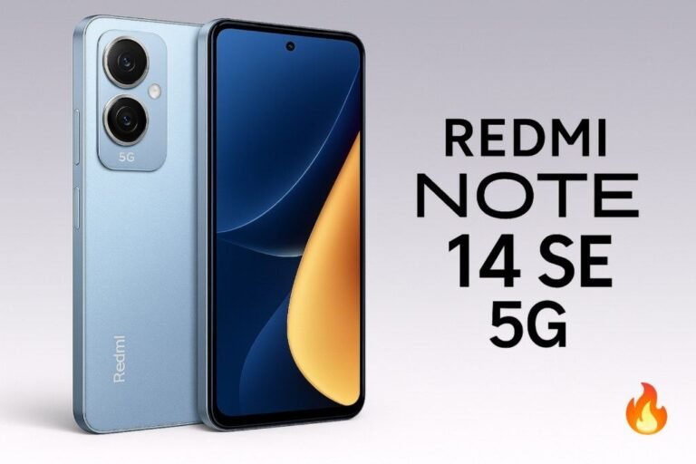 Redmi Note 14 SE 5G : Dimensity 7025 Ultra & 5,110mAh Battery at ₹13,999