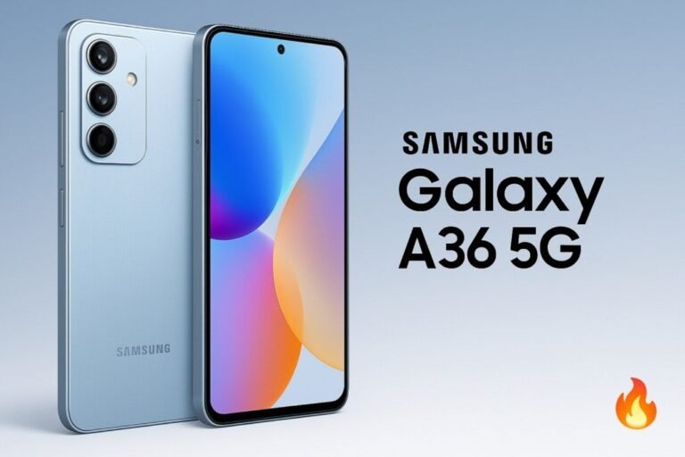 Samsung Galaxy A36 5G : Snapdragon 6 Gen 3 & AMOLED Display at ₹29,750