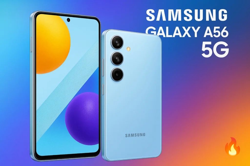 Samsung Galaxy A56 5G : Exynos 1580 & 120Hz AMOLED at ₹41,999
