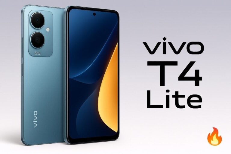 Vivo T4 Lite 5G : 6,000mAh Battery & Dimensity 6300 at ₹9,999